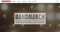 Desktop Screenshot of bandmerch.com