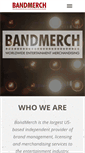 Mobile Screenshot of bandmerch.com